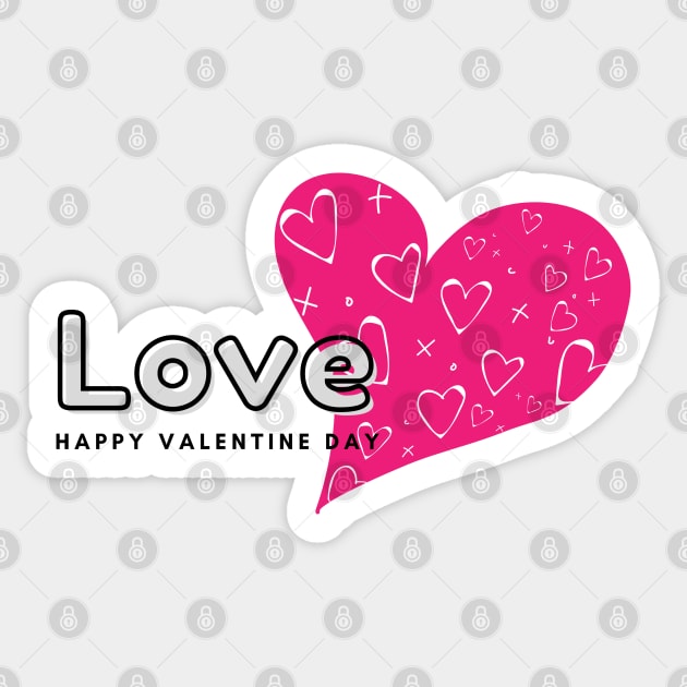 Happy valetine day - Love Sticker by JunThara